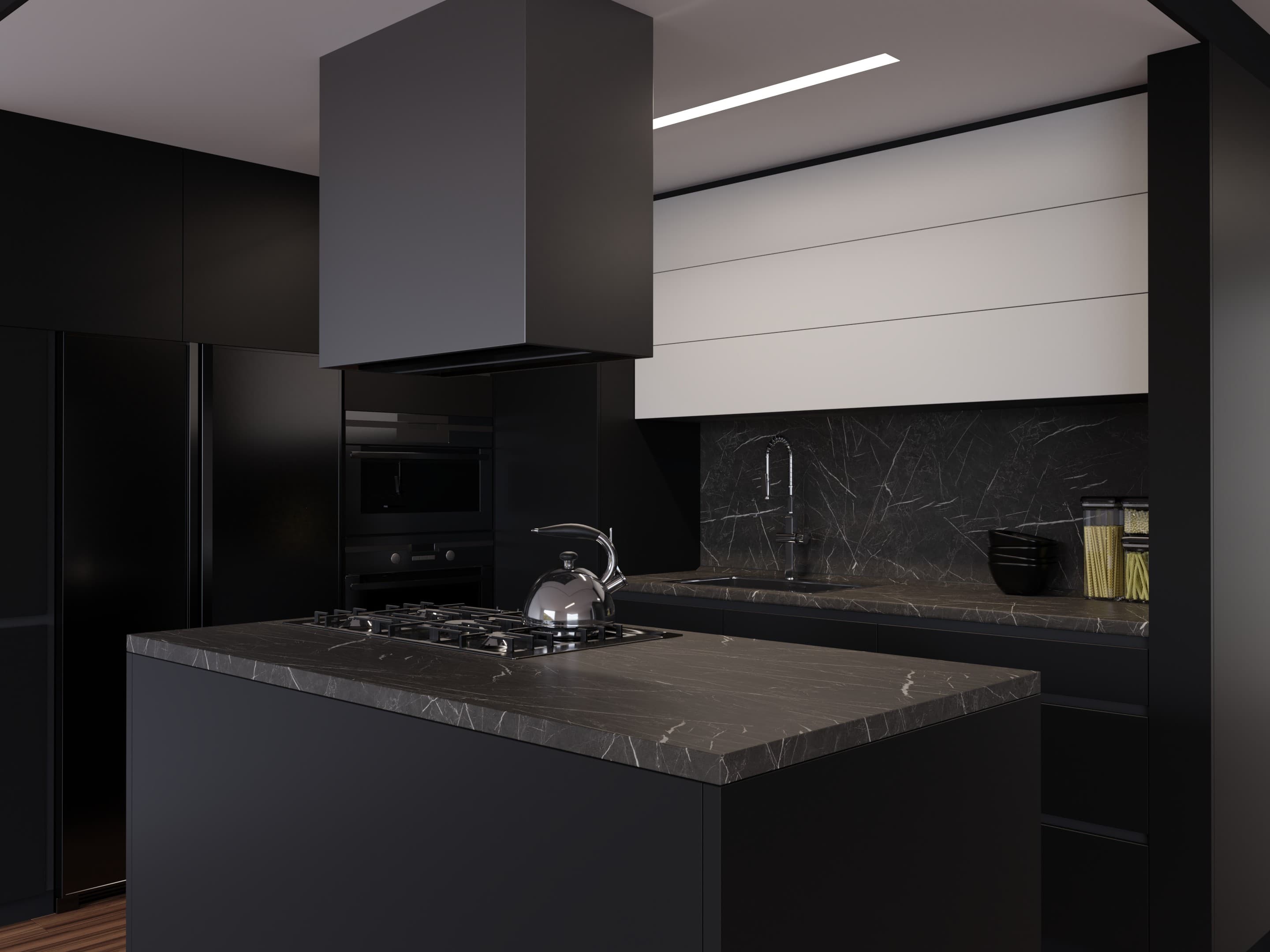 Пристенная панель 5055/A Active Marble 4200х600х10 e1