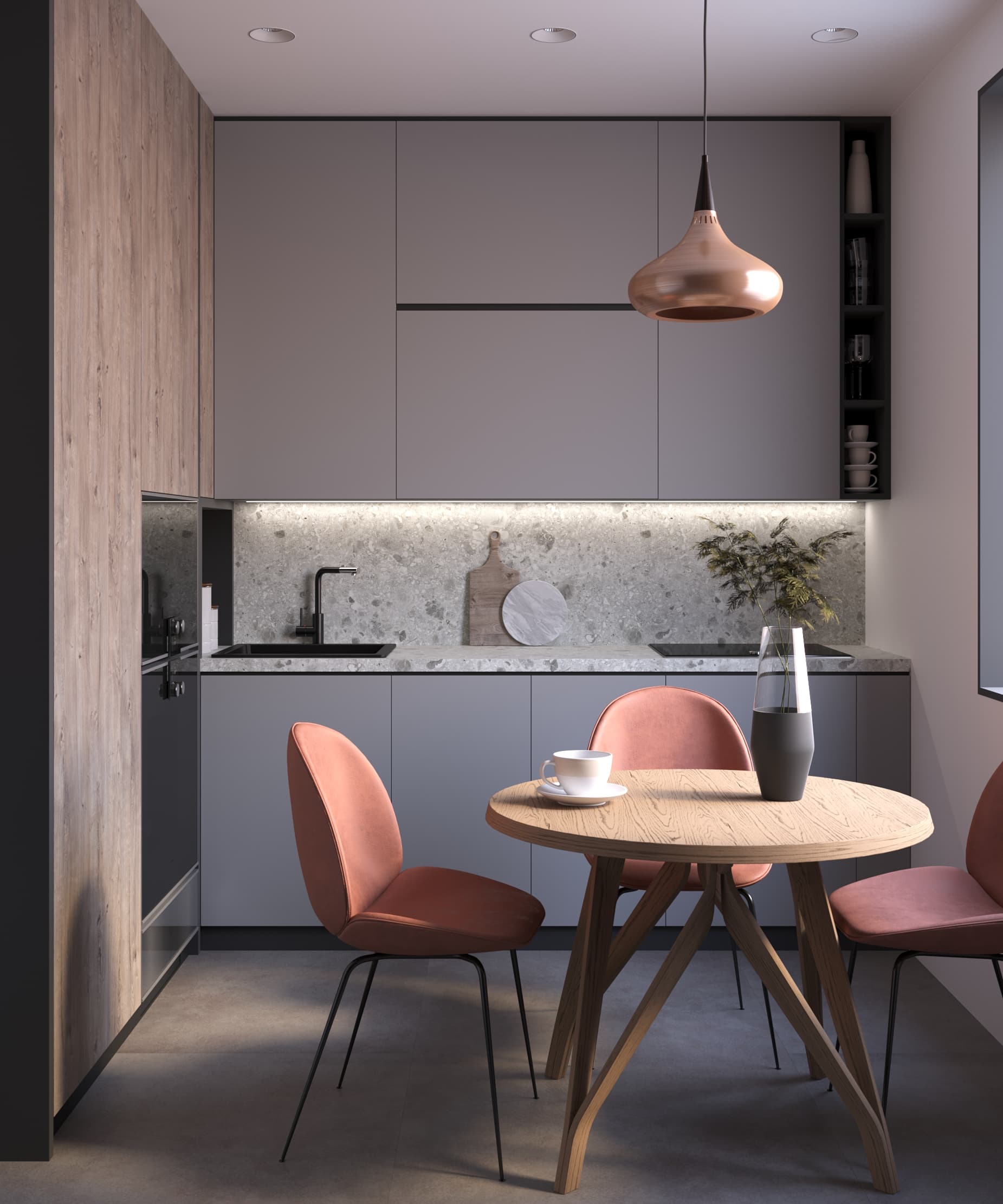 Столешница 2238/Pt Breccia light 4200х600х40 k2