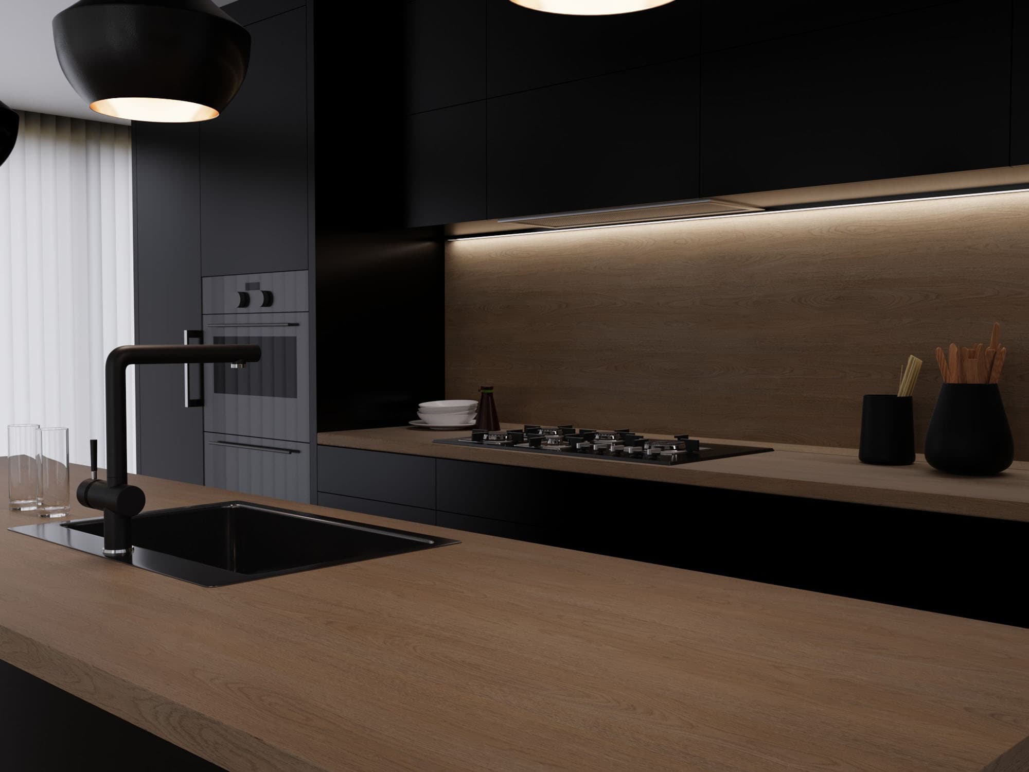 Столешница 7120/7 Carpenter Oak 3000х600х40 e1
