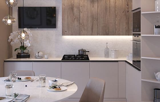 Пристенная панель 7402/S White Marble 4200х600х10 k1