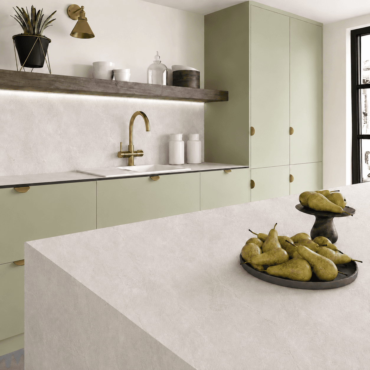HPL Compact Silver Marble PF+ 12 1320 (Лист 4200)