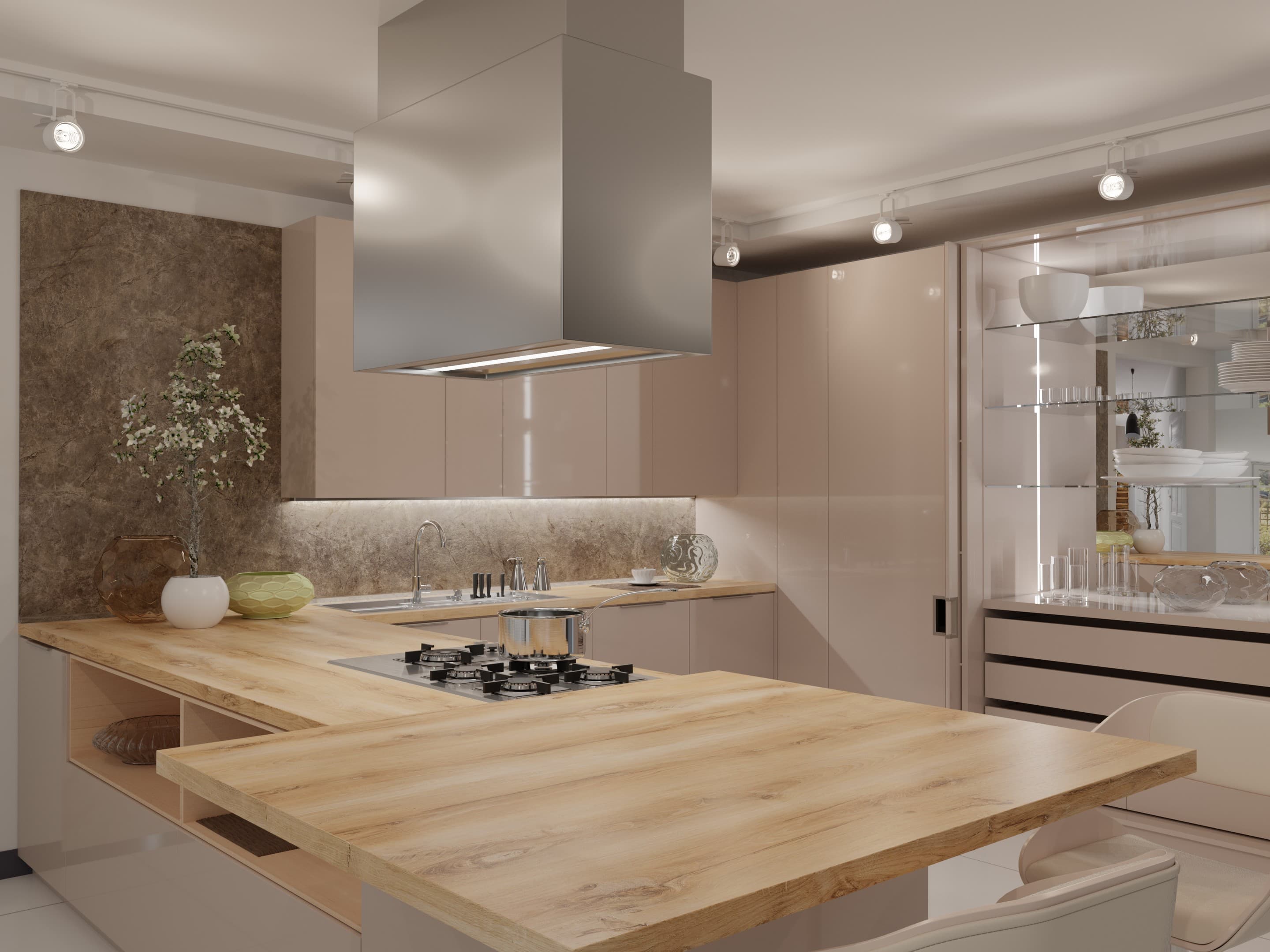 Столешница 2612/P Irish Oak 4200х1200х40 e3 (завал 1 ст)