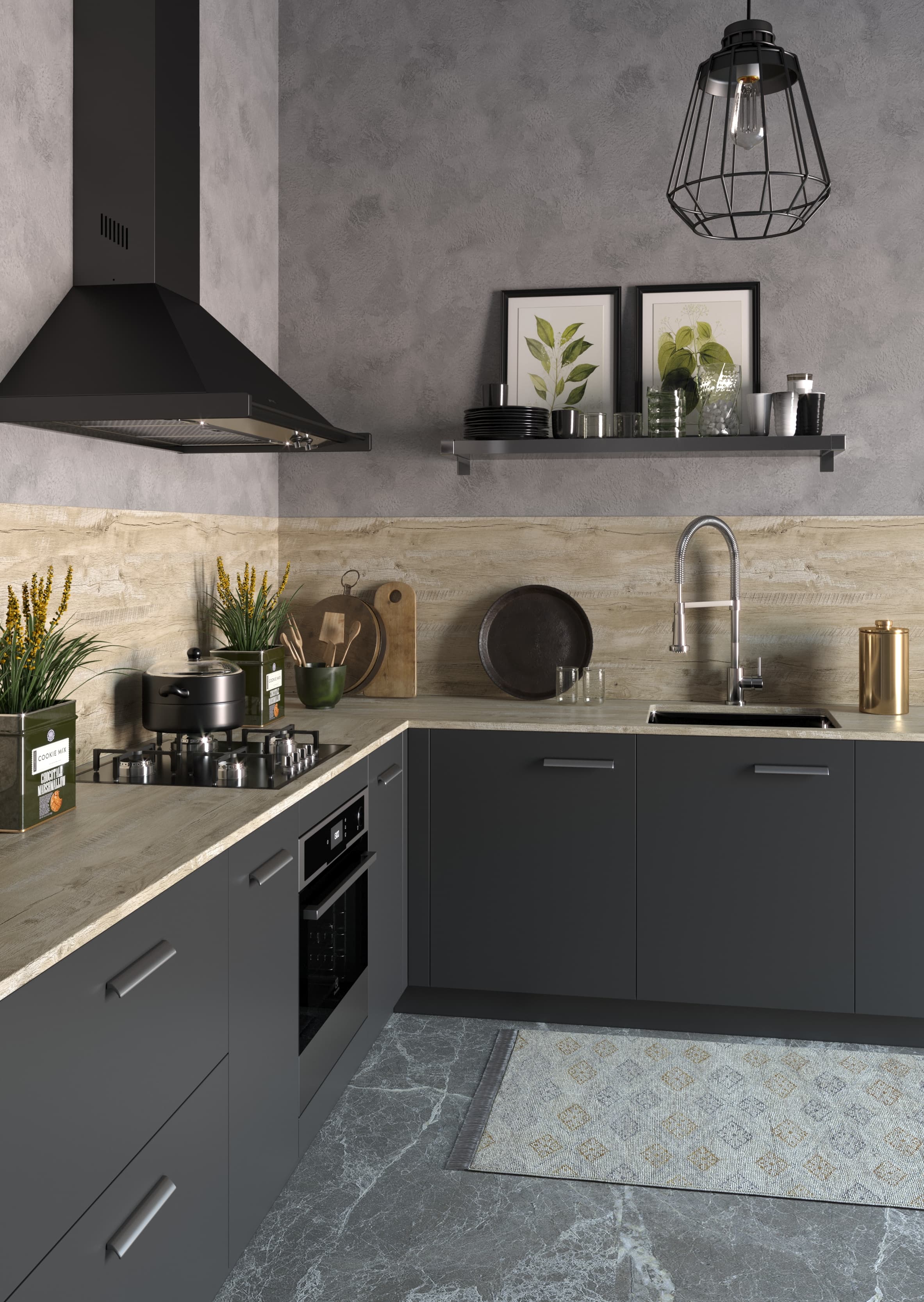 Столешница 3851/C Canadian Oak 4200х600х40 k2